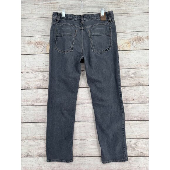 prAna Bridger Slim Fit Jeans Men's Size 34x32 Gray - Picture 2 of 13